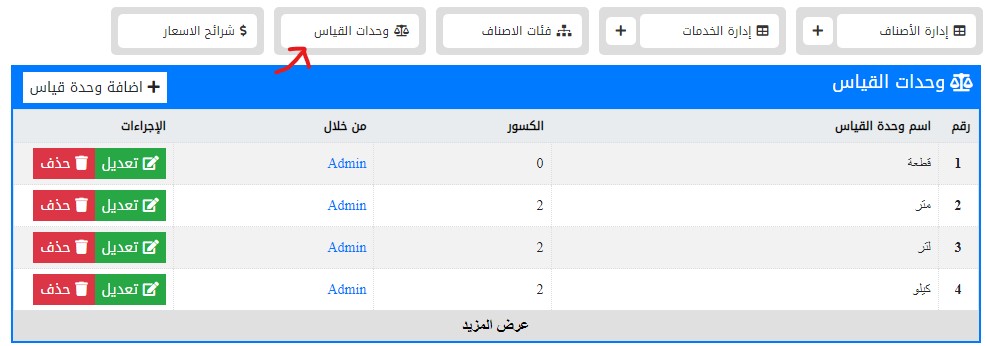 وحدات القياس